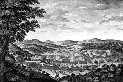 Battle of Reichenburg, 21st April 1757 by English School